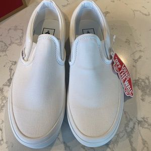 Vans Classic Slip-On White Brand New w/ Box